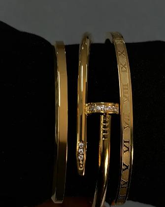 Midas Gold Wrist Stack Set