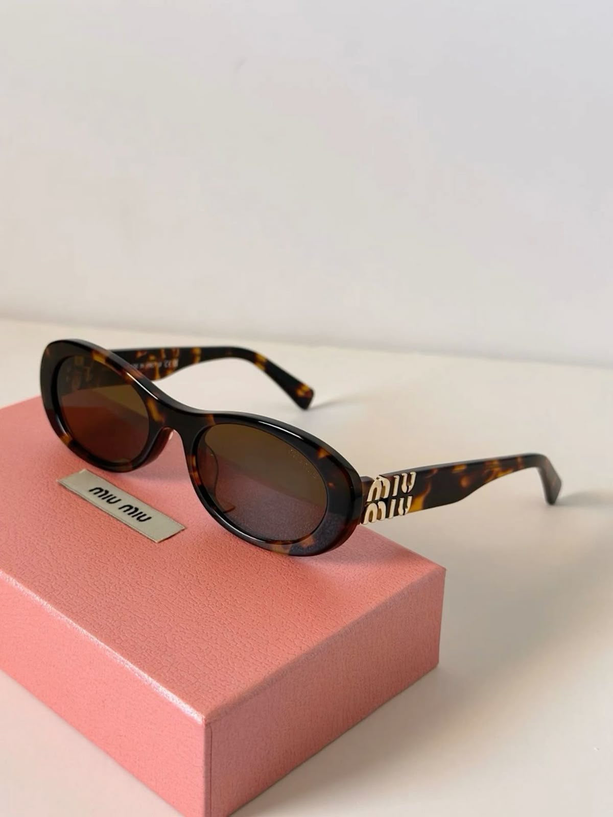 Inspired Miu Miu Sunglasses (Tortoise Shell)
