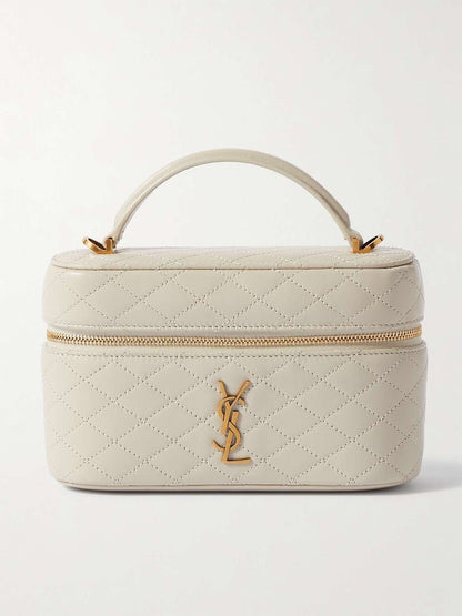 Saint Laurent Inspired Vanity Bag With Handle